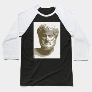 Aristotle Portrait Baseball T-Shirt